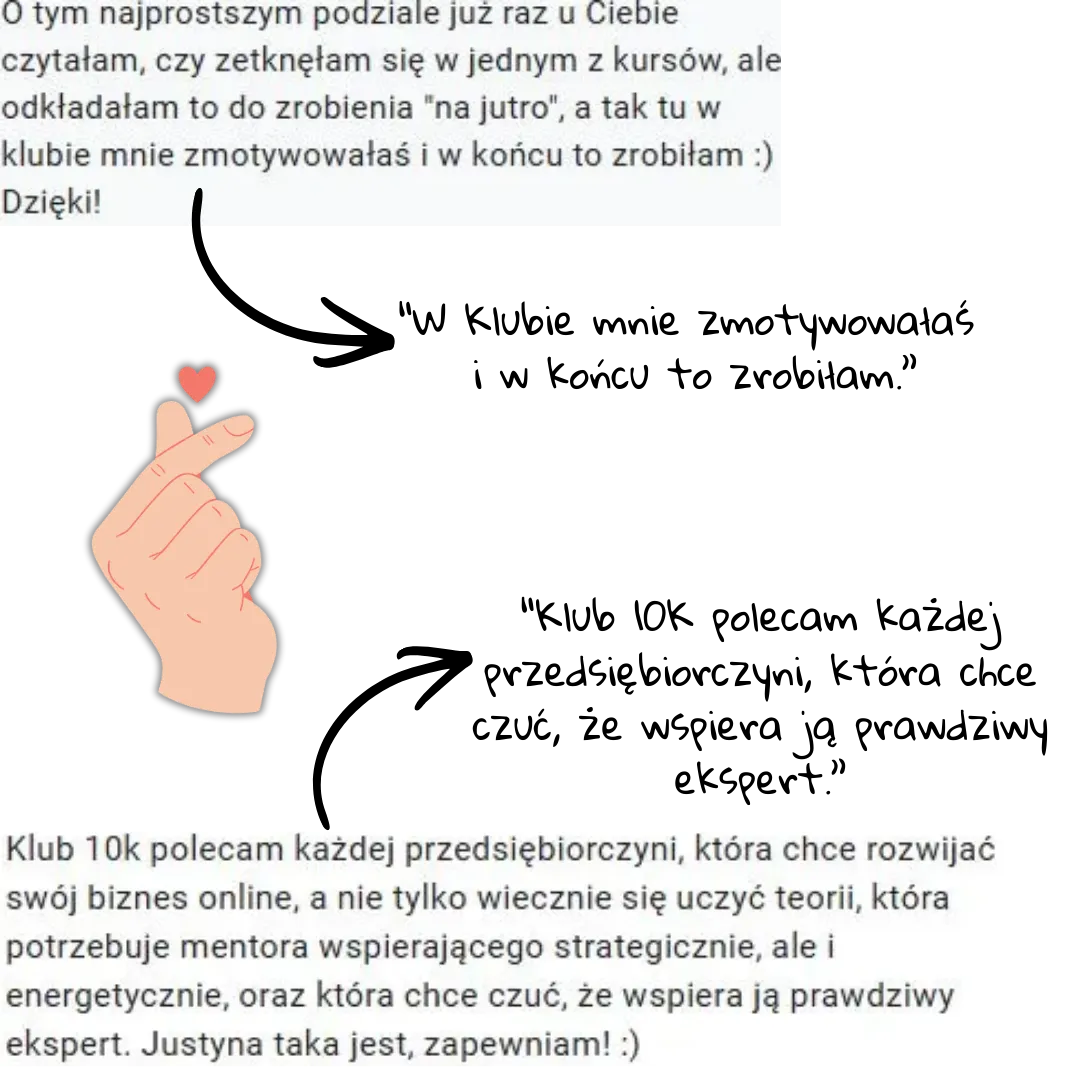 Screen opinii 01 o współpracy z Justyną Stańską