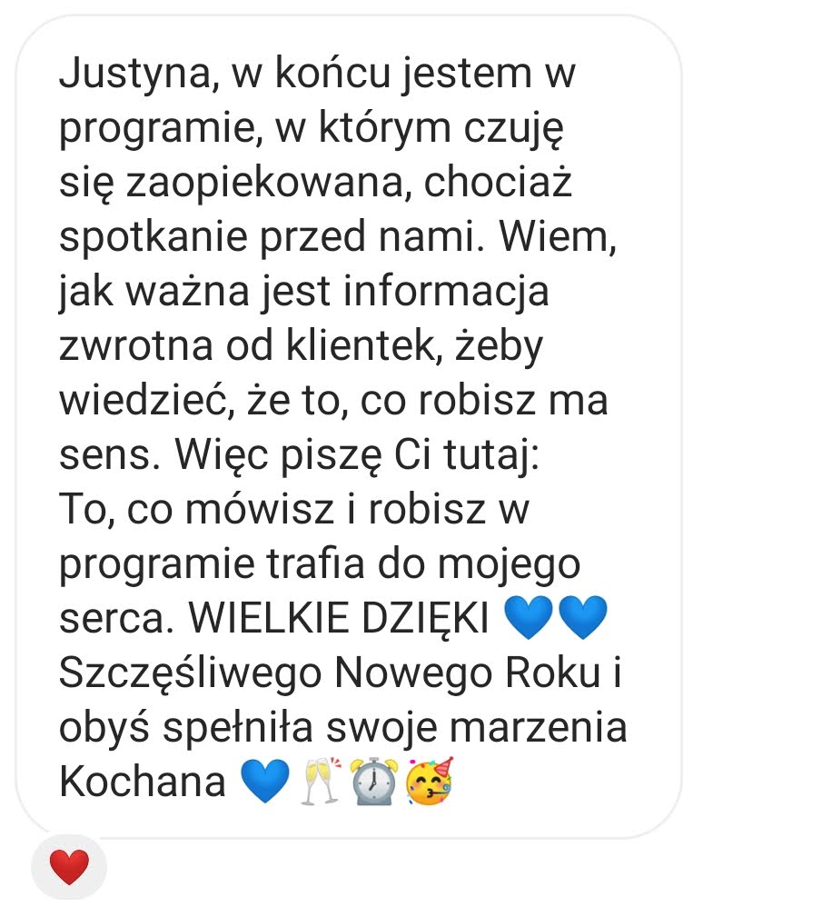 Screen opinii 03 o współpracy z Justyną Stańską